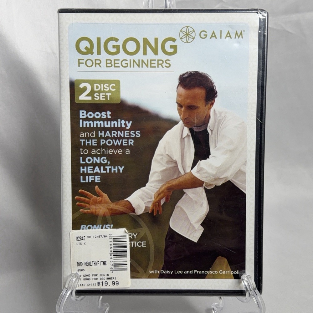 Gaiam Qigong For Beginners DVD 2 Disc Set Health Fitness Exercise Practice New